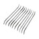 Big Horn 19896 10Piece DoubleEnded Riffler File Set