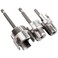 Eyech 3PCS PVC Pipe Threader Kit 12 34 1 NPT Internal External Pipe Thread Cutting Tool Pipe Threader Drill Attachment Plastic PVC PPR Pipe Threading Tool Set