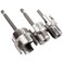 Eyech 3PCS PVC Pipe Threader Kit 12 34 1 NPT Internal External Pipe Thread Cutting Tool Pipe Threader Drill Attachment Plastic PVC PPR Pipe Threading Tool Set