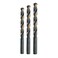 Drill America POUKFD3 3 Piece HSS KFD Jobber Drill Bit Sample Pack Small Sizes 1814 Split Point blackGold