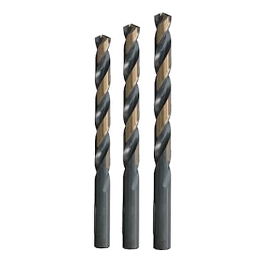 Drill America POUKFD3 3 Piece HSS KFD Jobber Drill Bit Sample Pack Small Sizes 1814 Split Point blackGold