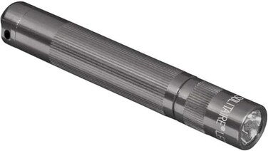 MagLite Solitaire LED 1Cell AAA Flashlight Compact WaterResistant Adjustable Beam Gray