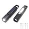Hilngav 2 Pack Solar Flashlight Rechargeable Zoomable LED Flashlight High Lumens Solar Powered Flashlights with Tail Hook Rechargeable Handheld Flashlights for Home Emergency Camping Hiking