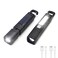 Hilngav 2 Pack Solar Flashlight Rechargeable Zoomable LED Flashlight High Lumens Solar Powered Flashlights with Tail Hook Rechargeable Handheld Flashlights for Home Emergency Camping Hiking