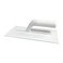 Hanroy Plastic Trowel with Comfortable Grip Handle Includes 47 x 106 White Finishing Trowels Lightweight Mounting Square End Suitable for ScrapePlastering and Paint WallsD2712