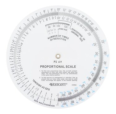 Westcott 5 Proportional Scale White PS69