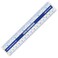 Rok Hardware Measuring Plastic Flexi 6 Easy Read 15 cm English Metric 150 mm Ruler Converter ROKRULER