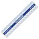 Rok Hardware Measuring Plastic Flexi 6 Easy Read 15 cm English Metric 150 mm Ruler Converter ROKRULER