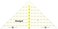 Omnigrid 8 Right Triangle Ruler QuarterSquare Triangle Quilting Ruler