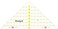 Omnigrid 8 Right Triangle Ruler QuarterSquare Triangle Quilting Ruler