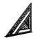 Arrow Aluminum Alloy Rafter Square 7Inch Carpenter Square Layout Tool Woodworking Triangle Ruler for Carpentry and Craftsmen
