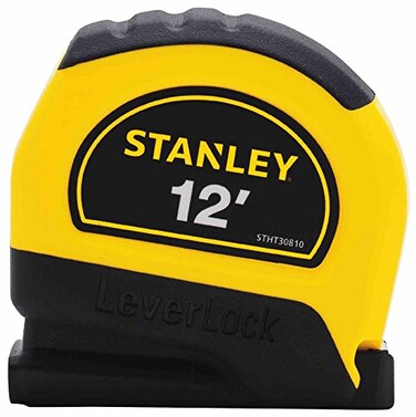 Stanley Hand Tools STHT30810 12 LeverLock Tape Rule