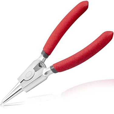 LEONTOOL External Circlip Pliers 5Inch Snap Ring Pliers for Ring Remover Retaining and Hose Removal