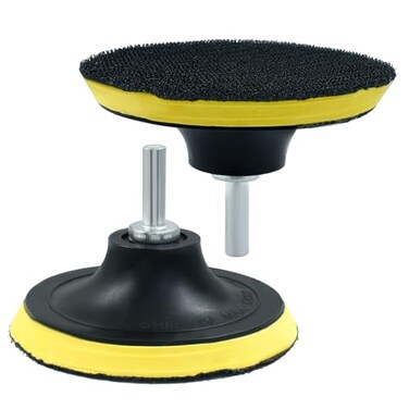 Luomorgo 4 Inch Hook Loop Backing Pad Orbital Sander Polisher Sanding Pad with M10 Drill Adapter 2pcs