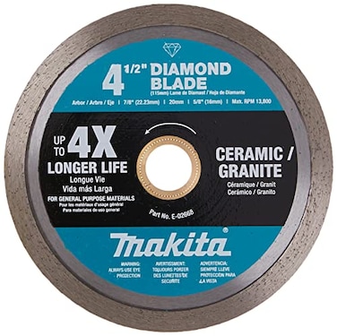 Makita E02668 412 Diamond Blade Continuous Rim General Purpose