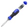 SHARDEN Multibit Screwdriver 13in1 Screw Driver Set Adjustable Extension Screwdriver Multitool All in One with Torx Security Flat Head Phillips Hex Square and 14 Nut Driver
