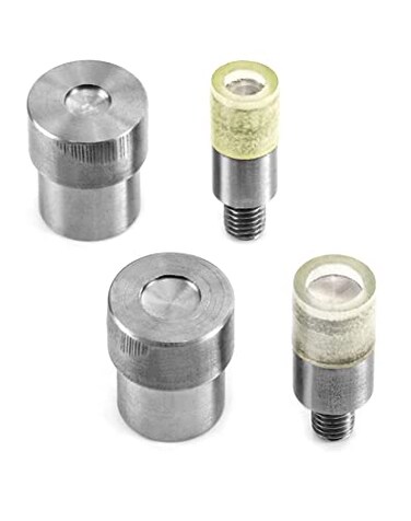 QWORK Handmade Manual Press Machine 8mm 10mm Diameter Mini Manual Machine Dies Stud Rivet Setter Punch Puncher Dies