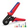 Baomain HSC8 64 SelfAdjustable Crimping Tool Square 4Sided Crimps for 2310 AWG Ferrules Wire Cable End Sleeves red
