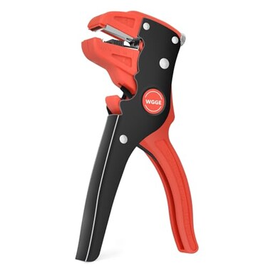 WGGE Automatic Wire Stripper and Cutter 2 IN 1 Wire Stripper Tool Adjustable 1024 AWG Electrical Cable Wire Stripping Tool for Electronic and Automotive Repair Eagle Nose Pliers 7Inch