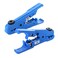 Cable Matters 2Pack Wire StrippersCable Stripper in Blue 816 AWG Max 03 Inches76mm OD Support Adjustable Blade Precision Cable Stripper Tool for Large Wires Includes Cutter for Clean Cuts