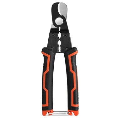 ValueMax 7 Inch Wire Stripper Cable Cutters Jacket Removal Cable Stripper Wire Cutter for Copper Aluminium Solid and Standard Wire 4 in 1 Electrical Wire Stripper Tool