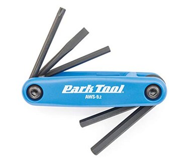 Park Tool AWS92 FoldUp Hex Wrench and Screwdriver Set ToolBlue