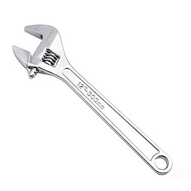 Donext 12 Inch Adjustable Wrench Professional Hand Tool CRV Steel Crescent Wrench