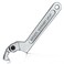 LEONTOOL Adjustable C Spanner Hook Wrench Tool Adjustable Pin Spanner Wrench Tool for Mechanical Equipments Vehicles Tighten Lock Nuts Bearings Round Head 3421951mm ChromeVanadium Steel