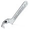 LEONTOOL Adjustable C Spanner Hook Wrench Tool Adjustable Pin Spanner Wrench Tool for Mechanical Equipments Vehicles Tighten Lock Nuts Bearings Round Head 3421951mm ChromeVanadium Steel