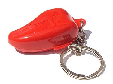 Tupperware Red Chilli Pepper Keeper Keychain