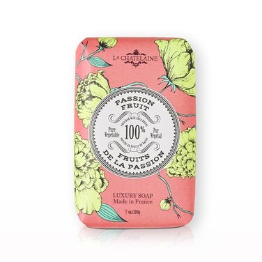 La Chatelaine Bar Soap Natural Shea Formula Passion Fruit 7 oz