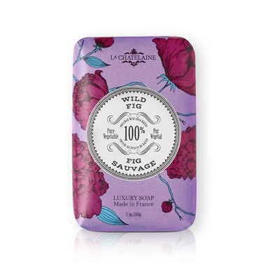 La Chatelaine Bar Soap Natural Shea Formula Wild Fig 7 oz