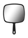 OMIRO 124 L X 9 W Hand Mirror All Black Handheld Mirror with Handle