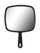 OMIRO 124 L X 9 W Hand Mirror All Black Handheld Mirror with Handle