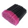 G2PLUS 300PCS Eyelash Brush Disposable Mascara Wands Applicator Makeup Tools Eyebrow Spoolies Brush for Eyelash Extensions and Brow Red