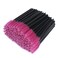 G2PLUS 300PCS Eyelash Brush Disposable Mascara Wands Applicator Makeup Tools Eyebrow Spoolies Brush for Eyelash Extensions and Brow Red