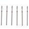 MZCMSL 6pcs Flame Shape Diamond Cuticle Clean Bits Pro Dry Manicure Drill Bits Kit 332 Shank Efile Bit