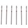 MZCMSL 6pcs Flame Shape Diamond Cuticle Clean Bits Pro Dry Manicure Drill Bits Kit 332 Shank Efile Bit