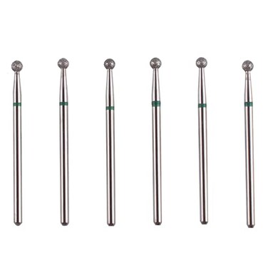 MZCMSL 6pcs Ball Head Cuticle Nail Drill Bits for Nail Prep332 Shank Electric Nail Tool 30mm