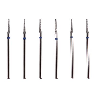MZCMSL 6pcs Needle Shaped Cuticle Drill Bits for Manicure Under Nail