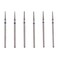 MZCMSL 6pcs Needle Shaped Cuticle Drill Bits for Manicure Under Nail