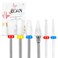 BQAN Ceramic Nail Drill Bits Set 6Pcs Professional 332 Efile Bits for Cuticle Removal Acrylic Gel Nails Manicure Tools for Nail Techs Salon Home Use