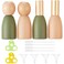 Qeuly 10ml Glass Roller Bottles 4 Pack Essential Oils Rollon Bottles with Stainless Steel Roller Balls for Aromatherapy and Perfumes