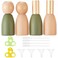 Qeuly 10ml Glass Roller Bottles 4 Pack Essential Oils Rollon Bottles with Stainless Steel Roller Balls for Aromatherapy and Perfumes