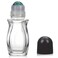 RAMFIYN 50ml Large Clear Glass Roll on Bottles for Essential Oils Perfume Refillable Quartz Roller Ball Applicator Empty Deodorant Containers with Crystal Rollerball