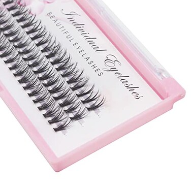 Bodermincer Grafting False Eyelashes 20D Soft 007 C Curl Lash Clusters Lash Extension Kit Individual Eyelashes Silk False Eye Lashes Extensions 12mm