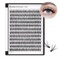Bodermincer 7D10D20D30D40D50D60D80D100D Lash Cluster 240pcs D Curl Individual Cluster Eyelashes Fluffy False Eyelashes Extension Lash Cluster DIY at Home 30D9mm