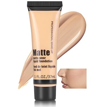 Boobeen Full Coverage Foundation Concealer Liquid Foundation Matte Creamy Foundation Smoothing Lightweight Flawless Makeup Base