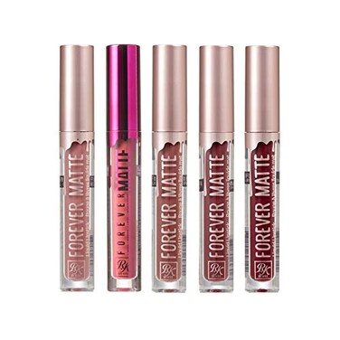 Ruby Kisses Forever Matte Liquid Lipstick 5 Pack RFML0307081520
