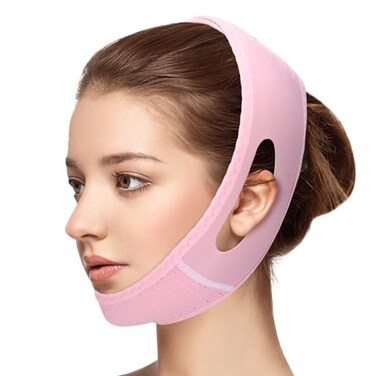 DATANSUN Reusable VLine Mask Chin Strap For SleepingLifting EffectAdjustableEasy To Use Jawline Shaper